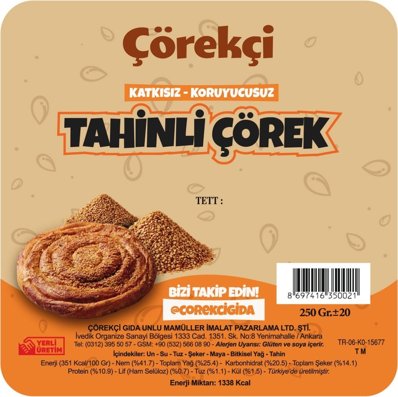 Çörekçi Gıda projesinden kare 3