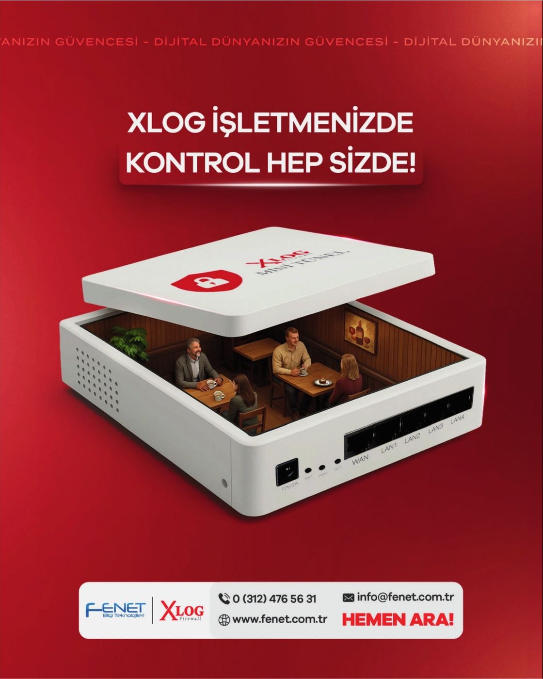 XLog · Fenet Bilgi Teknolojileri projesinden kare 4